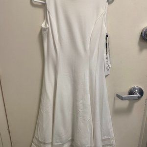 Calvin Klein Sleeveless White Dress